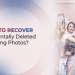 How to Recover Accidentally Deleted Wedding Photos